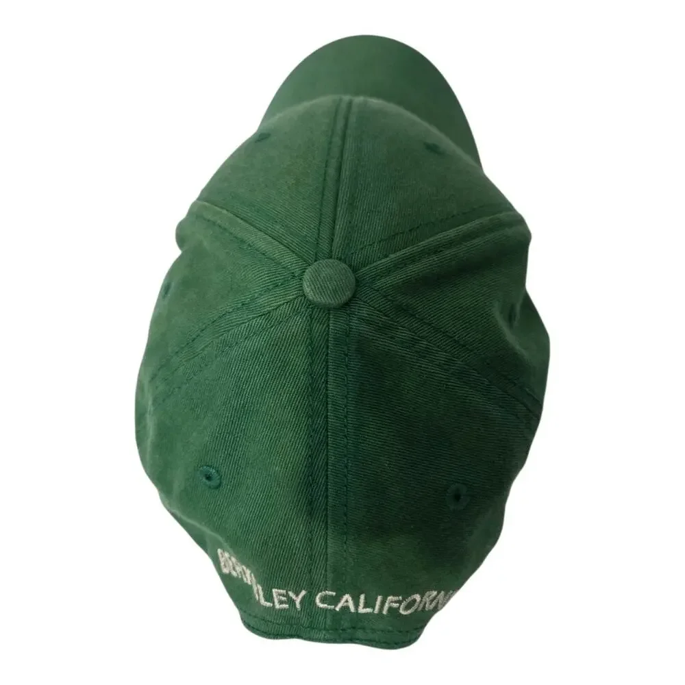 The North Face Berkeley California Hat Cap Green Cotton Adjustable Strapback